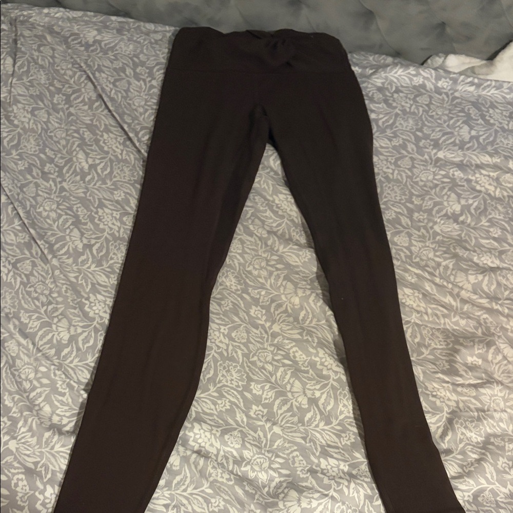 lululemon athletica dark brown leggings